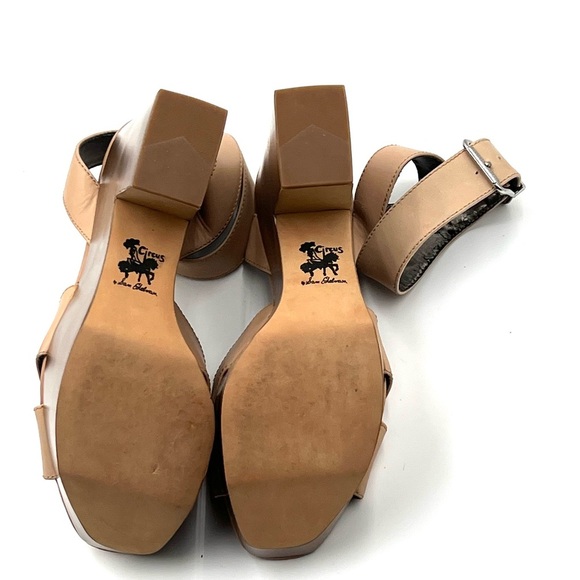 Circus Sam Edelman Y2K Camilla Sandals Chunky Platform in Beige Women’s 9.5 RARE - Picture 14 of 16